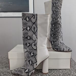 42 Gold Kolby Snakeskin Boot